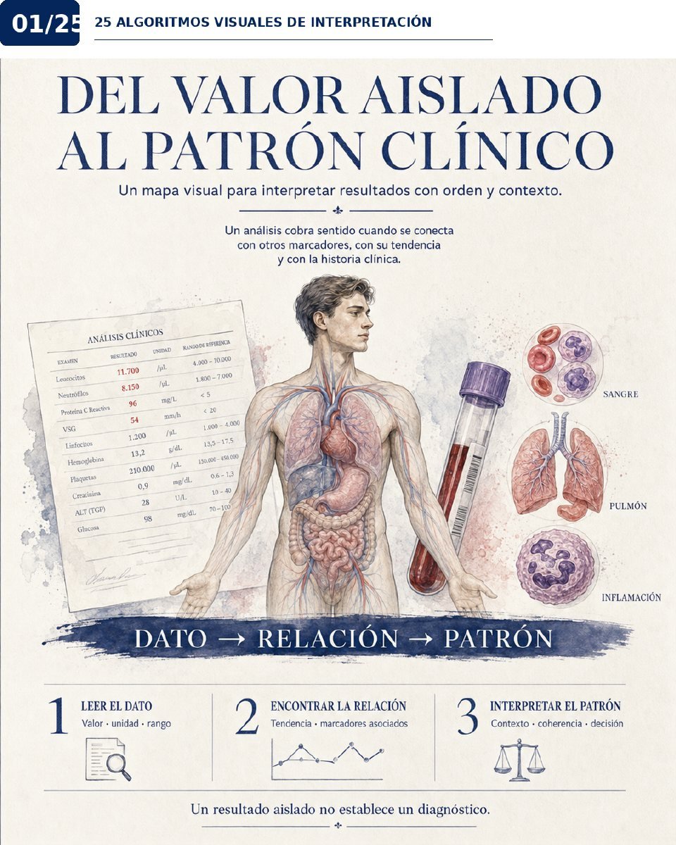 Algoritmo visual de interpretación clínica