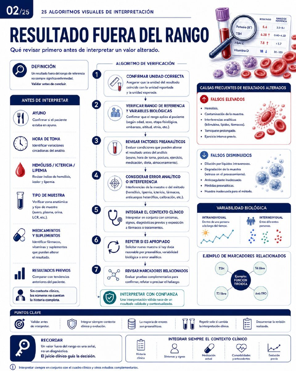 Segundo algoritmo visual de interpretación clínica