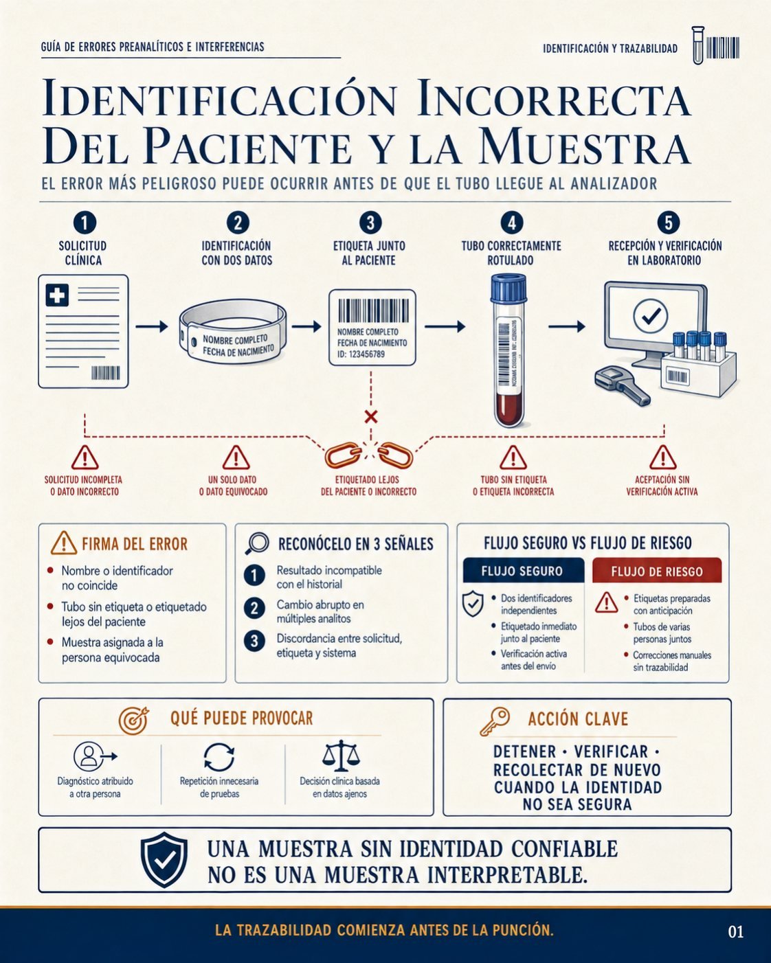 Guía visual de errores preanalíticos