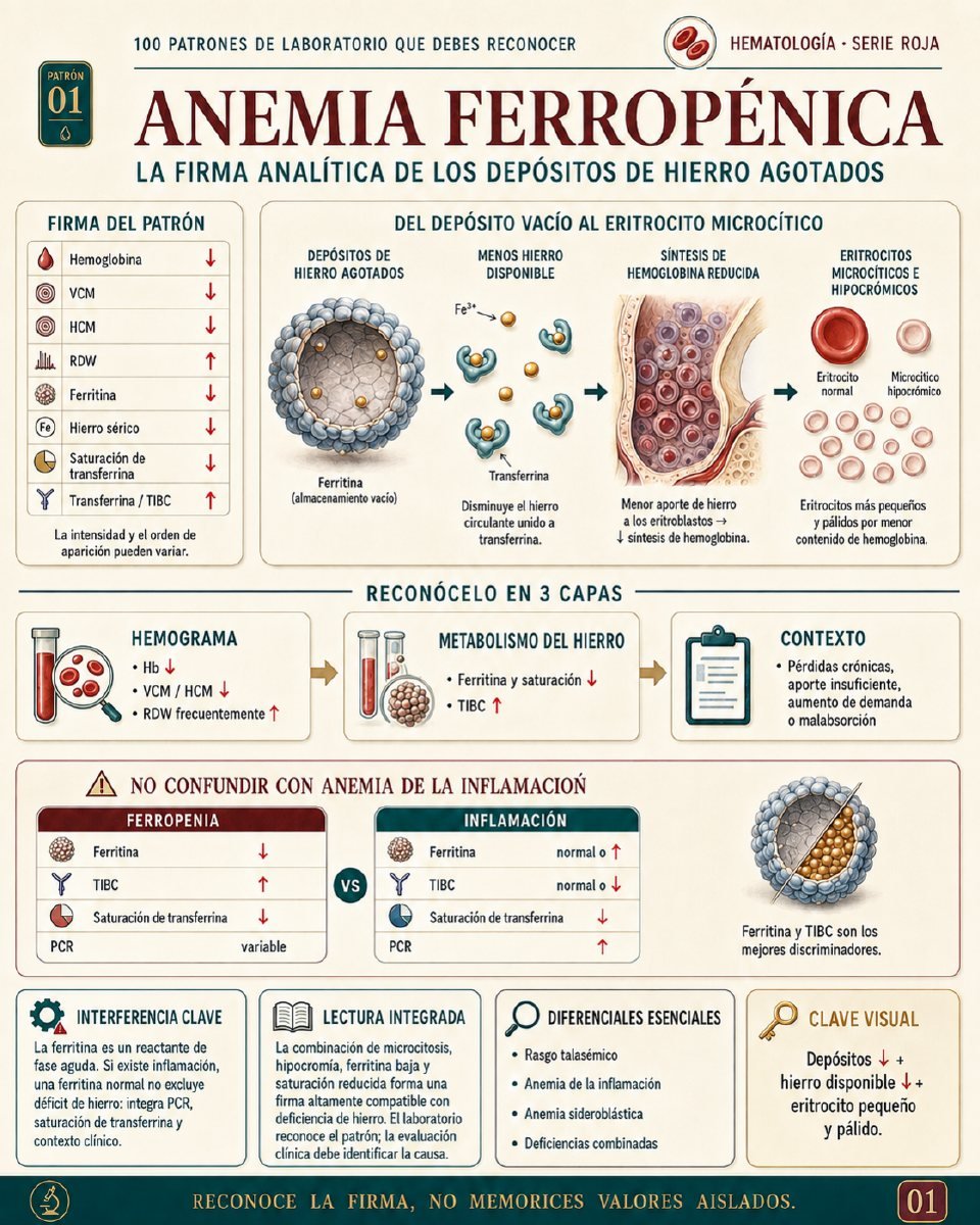Patrón de laboratorio explicado visualmente
